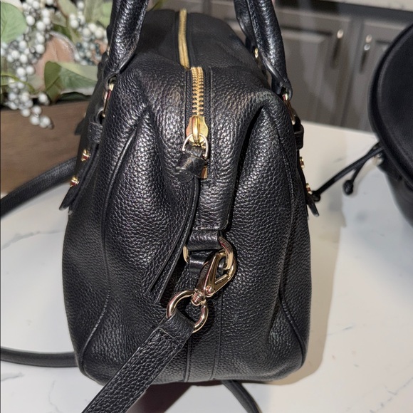 🌲🌲 Christmas Special 🎅🎅Kate Spade Black Pebbled Satchel - Picture 3 of 7